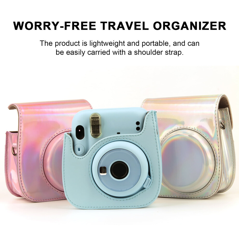 Susuchens Camera Case Precise Hole Positioning Adjustable Strap Dustproof Anti-Collision Camera Protective Bag For Instax Mini11 Style A 9164030813960