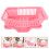 PeggyDoll1Set Ράφι Στραγγίσματος Πιάτων για Οικιακή Χρήση Καλάθι Πιάτων Κουζίνας Ράφι 3
