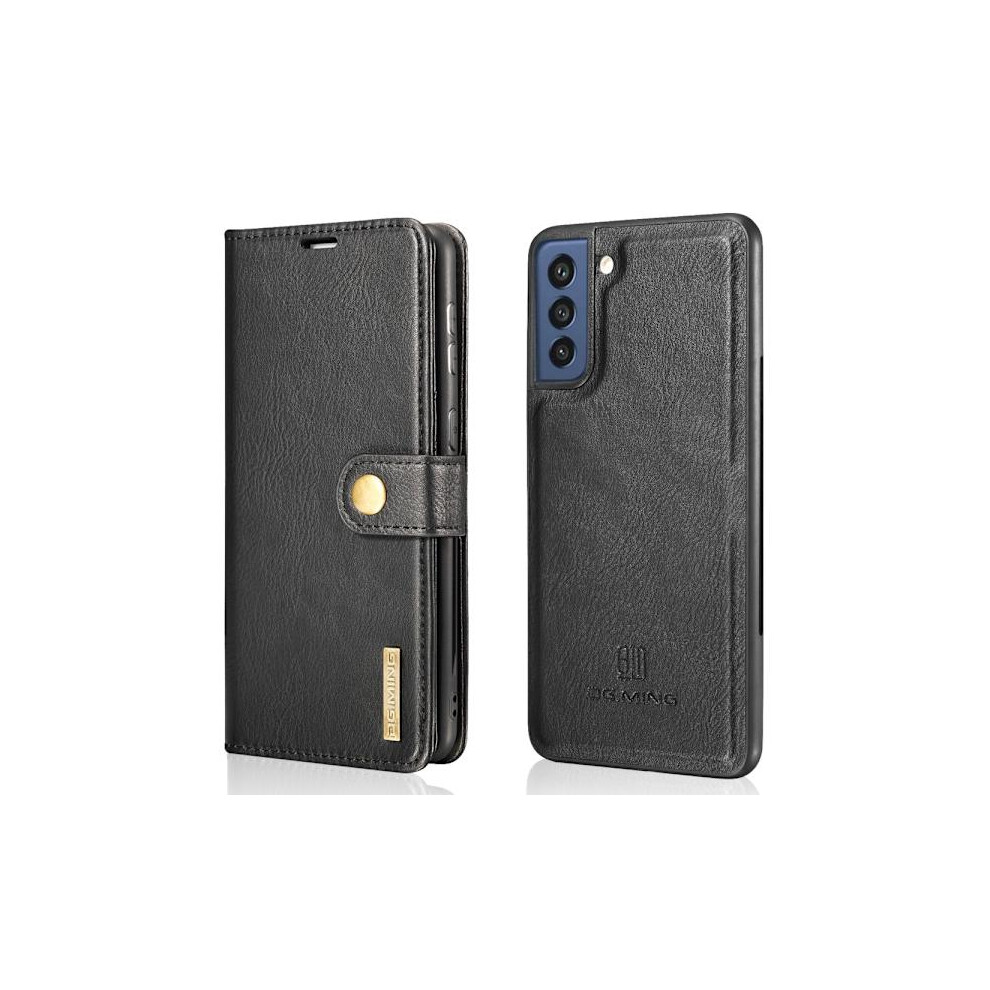 Dg.ming 2-In-1 Magnet Wallet Compatible With Samsung Galaxy S21 Fe Black 9164030815520