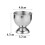 4Pcs Stainless Steel Egg Cups Egg Holders Egg Tray Kitchen Gadgets Tools for Hard Boiled Eggs, Silver 6