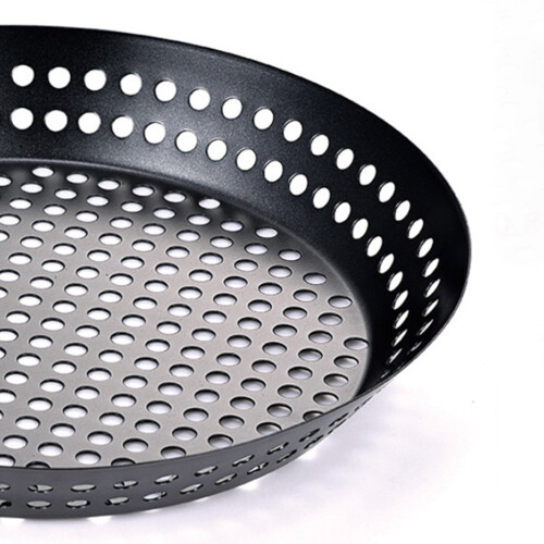 Non-stick pizzajernpander bageform pizzabageplade foldbar grillpande 1