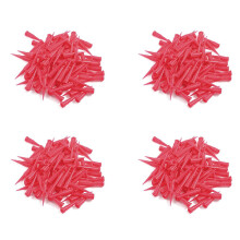 Plastic Tapered Pinhead Glue Dispenser Needle, 25 Gauge, 0.26mm Opening Size, Red (Pack of 400)