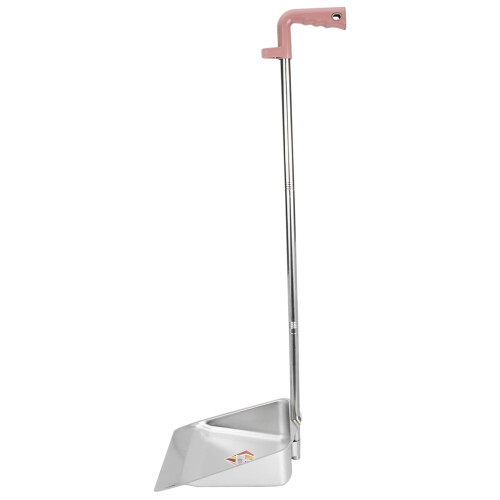 Recogedor de acero inoxidable con mango - Barredora resistente 1