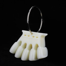 50pcs White Nail Art Practice Sticks Acrylic False Nail Display Tips for Gel Polish Color Testing