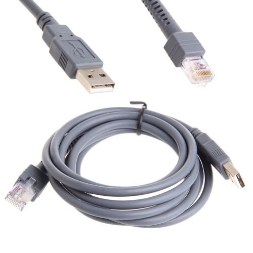 Καλώδιο USB για σαρωτή γραμμωτού κώδικα υψηλής ποιότητας 2M Symbol LS1203LS2208LS4208LS3008 2