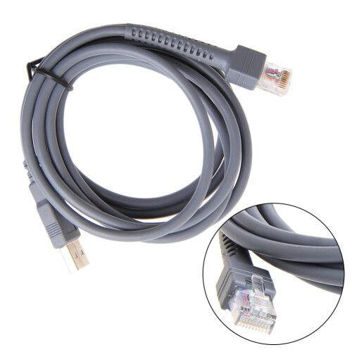 Καλώδιο USB για σαρωτή γραμμωτού κώδικα υψηλής ποιότητας 2M Symbol LS1203LS2208LS4208LS3008 1