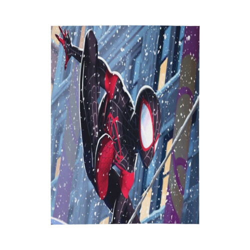 Blaincéad Lomra Spider-Man Braincéad Caithimh Thar a Bhog Cluthar, Gnéithe Leapa do Pháistí - Thar a Bhog 80"X60" 1
