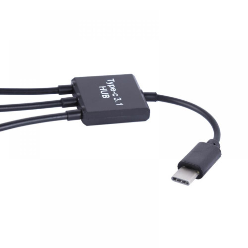 Καλώδιο φόρτισης OTG υψηλής ποιότητας Prettyyui 15cm USB τύπου C3.1 αρσενικό σε τρία USB 2.0 1
