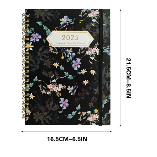 Harliver2025Planner - Ιανουάριος 2025 - Δεκέμβριος 2025, 6,4" x 8,5", Εβδομαδιαίο Μηνιαίο, 2