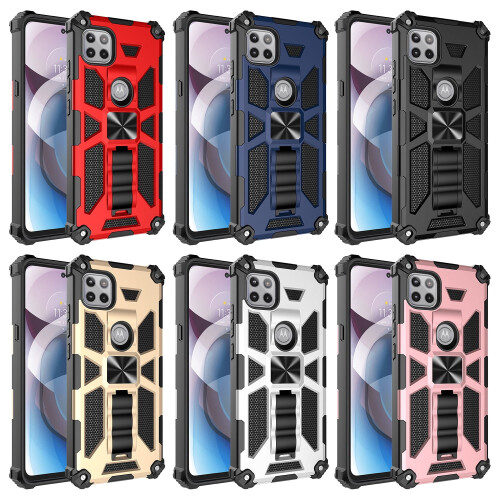 Capa para celular compatível com MOTO E2020, com suporte magnético anti-queda e proteção ONE5G ACE. 2