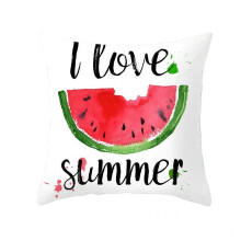 Fundas de almohada de algodón y lino para dormitorio, sala de estar, con diseño de plantas y frutas, funda de cojín decorativa para sofá, color