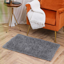 Sunjoy Tech Fluffy Small Rugs for Bedroom, Machine Washable Area Rugs, Modern Furry Rugs for Living Room, Nursery, or Dorm, Ultra Soft with Non-Slip