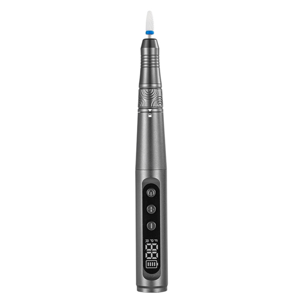 Electric Nail Drill 35000 RPM Cordless Polisher for Acrylic Gel Nails with Adjustable Speed and USB Charging