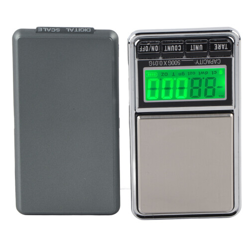 LCD Display Backlit Scale, Compact Stainless Steel Scale For Professional Weighing, Multi-Unit Selection Ensures Versatility In Any Setting 1