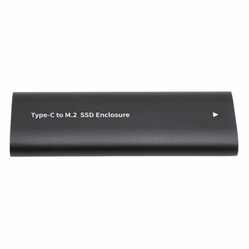 Θήκη M.2SSD, κέλυφος από κράμα αλουμινίου USB Type-C, γρήγορη απαγωγή θερμότητας, χωρίς 2
