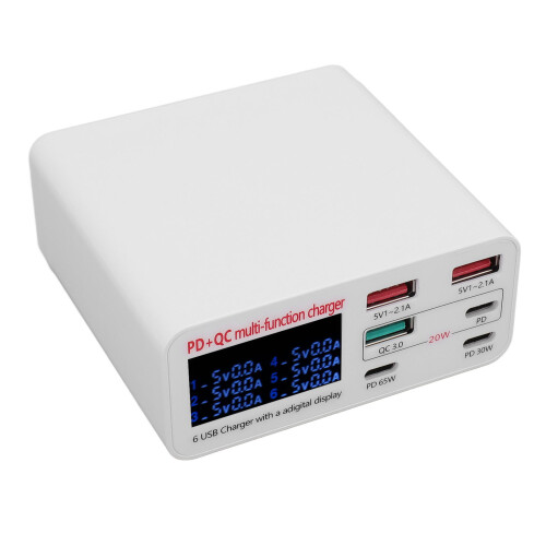 Παροχή ισχύος Φορτιστής USB πολλαπλών θυρών Γρήγορη φόρτιση Συμβατότητα 1