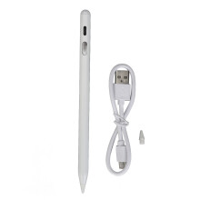 Smart Stylus Pen til Apple iPad 2018-2024 med hurtig opladning og udskiftelige spidser, vippefølsomhed, håndfladeafvisningsteknologi, automatisk