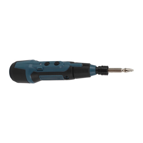 Portable Rechargeable Electric Screwdriver With LED Flashlight Compact And Lightweight Cordless Drill For Home Improvement Projects 1