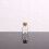 Small Bottles with Cork Stoppers Tiny Vials Small Clear Glass Jars Lids Storage 1