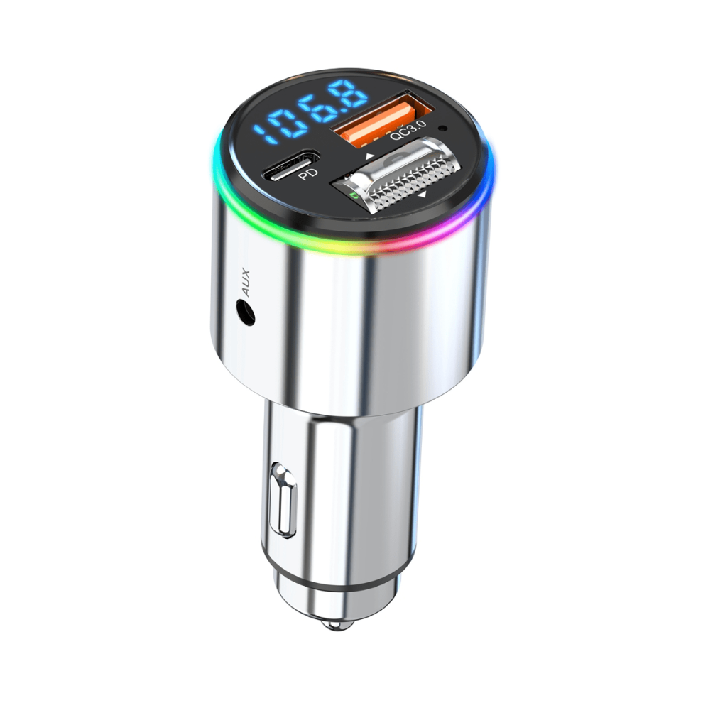 Bc88 Car Bluetooth 5.3 Fm Transmitter Wireless Fm Radio Adapter Car Dual Fast Charger 9164030675476