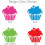 Personalized Cupcake Acrylic Tumbler 2