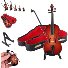 Tiny Violin with Sound, Compatible with Mini Violin Case & Bow, Plays Sad Music – World's Smallest Violin Toy