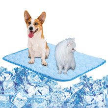 Dog Cooling Mat, Chilly Pad for Indoor & Outdoor, Ice Silk Mat Cooling Blanket Cushion Non-Toxic Breathable Sleep Bed Mat