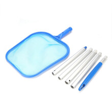 Pool Skimmer Net, Pool Cleaning Tools, Leaf Rake, Cleaning Skimmer Net with Cleaning Rod Accessories