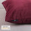 Phantoscope 18" x 18" Modern Dark Red Polyester Throw Pillow , ( 2 Count) 3