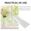 White2Pcs Διακοσμητικές Μεμβράνες Παραθύρων Αφαιρούμενες Οικιακές Διακοσμήσεις 6