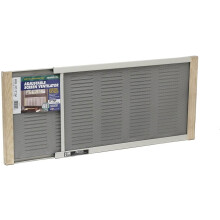 2 mosquiteras ajustables para ventana Marvin AWS1045WB de 25,4 cm de alto, aptas para ventanas de 53,3 a 94,4 cm de ancho.