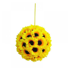 Sonnenblumenkugeln (24 cm Durchmesser) – Hochzeits- und Heimdekoration