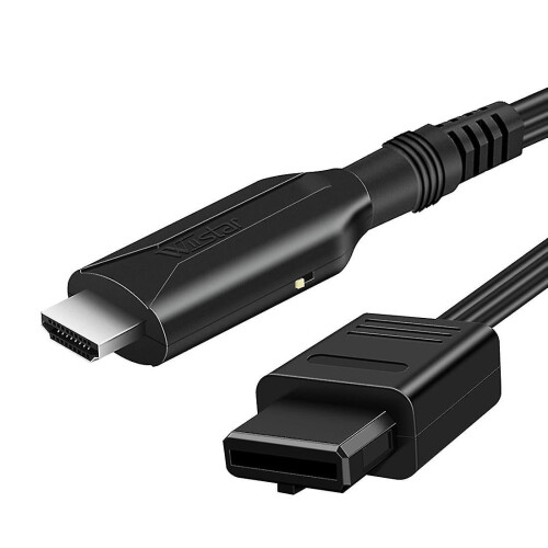 Cabo conversor HD compatível com N64/SNES, plug and play, 1080p. 2