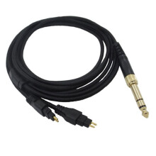 Cabo de fone de ouvido compatível com Sennheiser HD580, HD600, HD650 e HD660S - Acessórios para reparo e substituição de cabos de áudio para