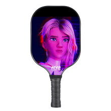 Lichtgewicht en duurzaam pickleballracket van glasvezel, geschikt voor buitensporten, ideaal als cadeau.
