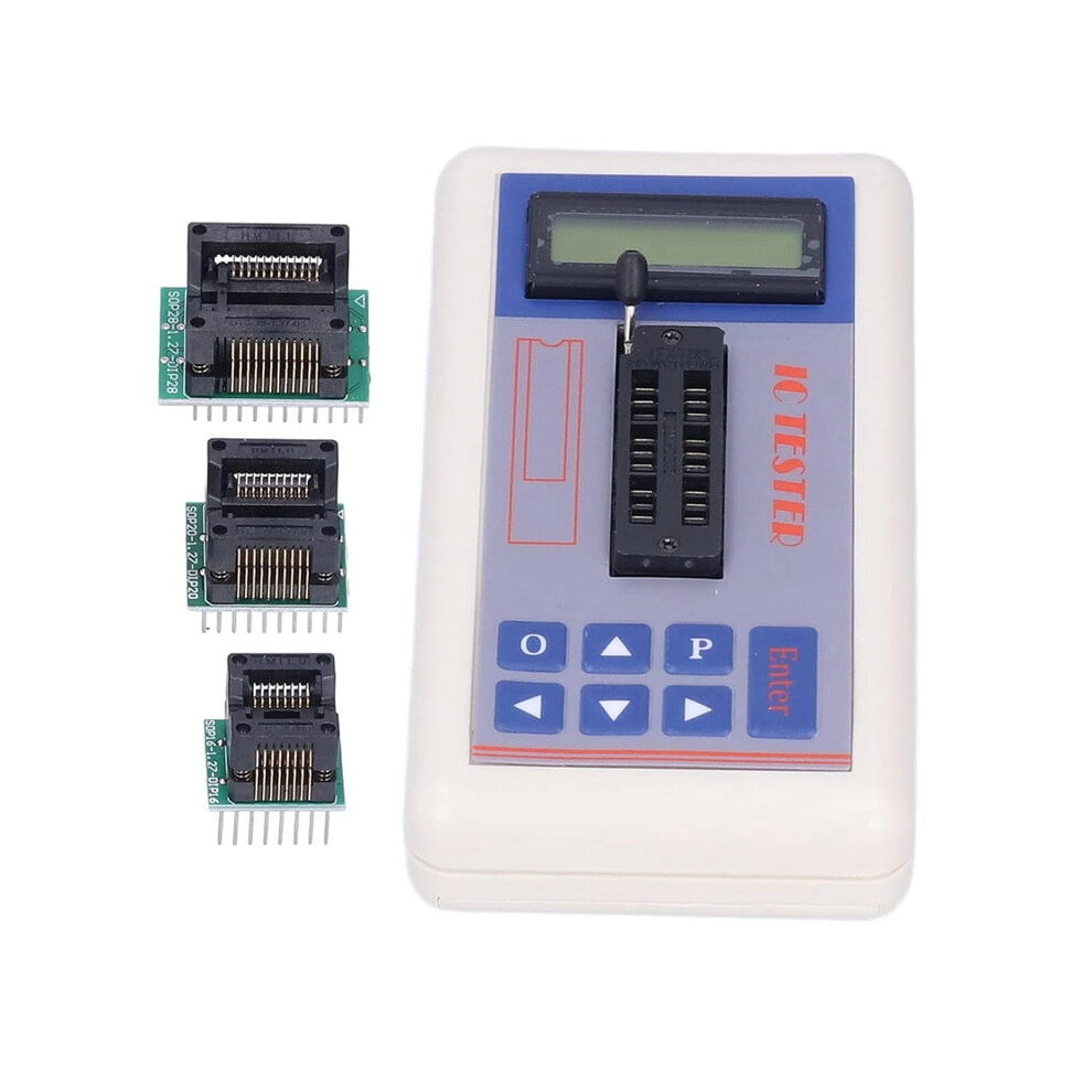 Integrated Circuit Tester, Ic Transistor Capacitor Tester, Diode Checker Detector, With 5V 3.3V Auto Mode,A 9164030266742