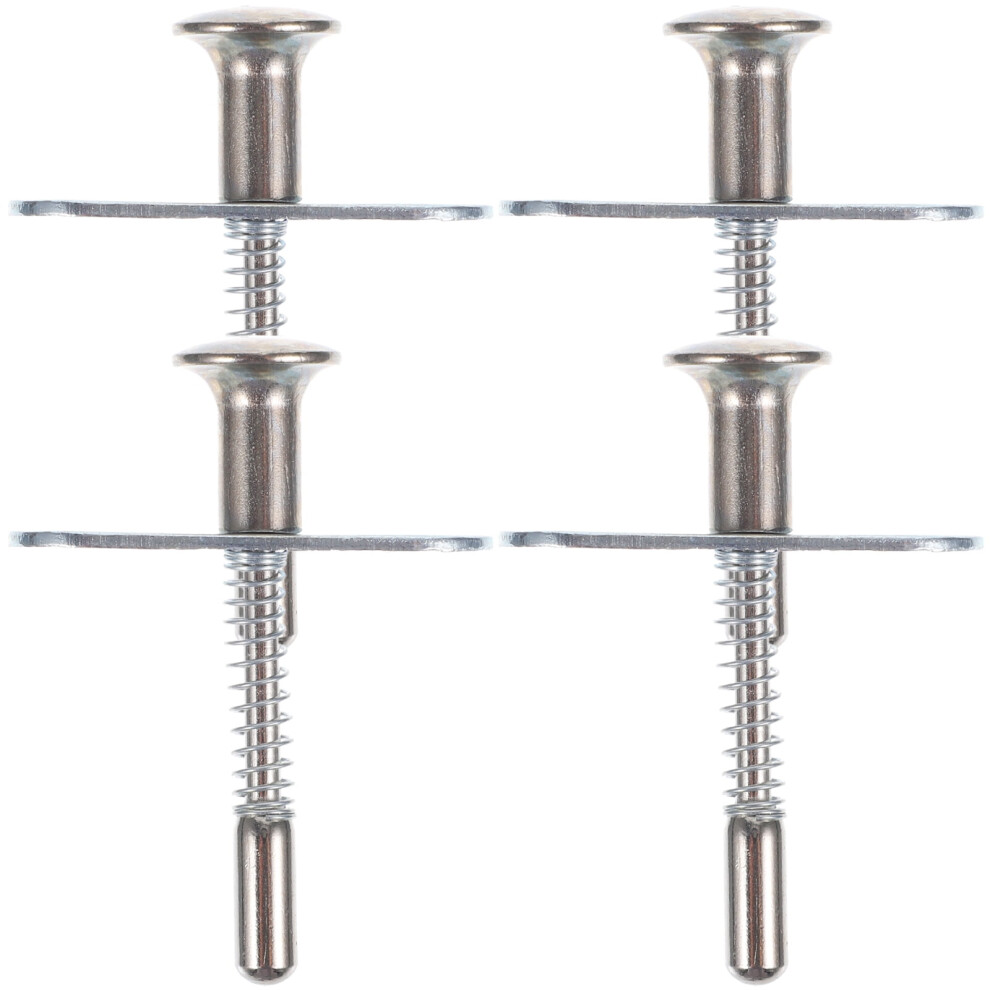 Eease Stainless Steel Mini Plunger Latches For Crib Bed (4Pcs) 9164030267459