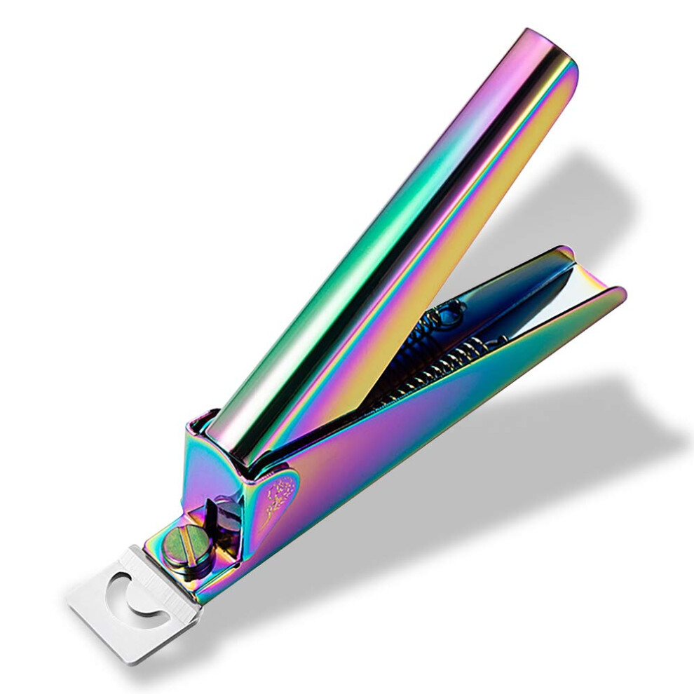 Professional Stainless Steel Nail Tip Cutter for Acrylic False Nails with Three Cutting Styles