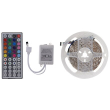 44-näppäiminen infrapunakaukosäädin RGB5050LED-valonauhoille ja 5M RGB300 5050LED -joustavalle valonauhalle, ei-vedenpitävä DC12V