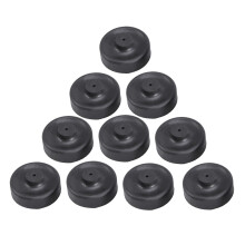 10 Pcs A5 Silica Gel Air Pump Membrane for Fish Tank Aquarium, compatible with A5 Pumps (3cm ID, 3.5cm OD, Black)