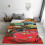 Κουβέρτα Cars Lightning McQueen 50"x40" από μαλακό φλις μικροϊνών για καναπέ-κρεβάτι ταξιδιού - 6