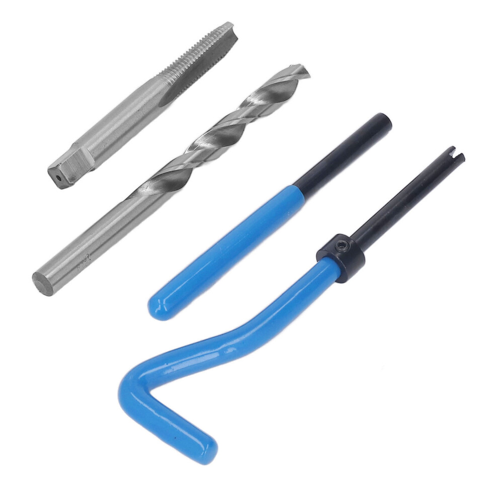 M8x1.25 Helical Thread Repair Kit High Speed Steel Universal Auto Tools Blue 8791381580862
