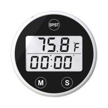 Floating Water Thermometer with Timer, Waterproof Hot Tub and Pool Temperature Gauge for Outdoor Spa