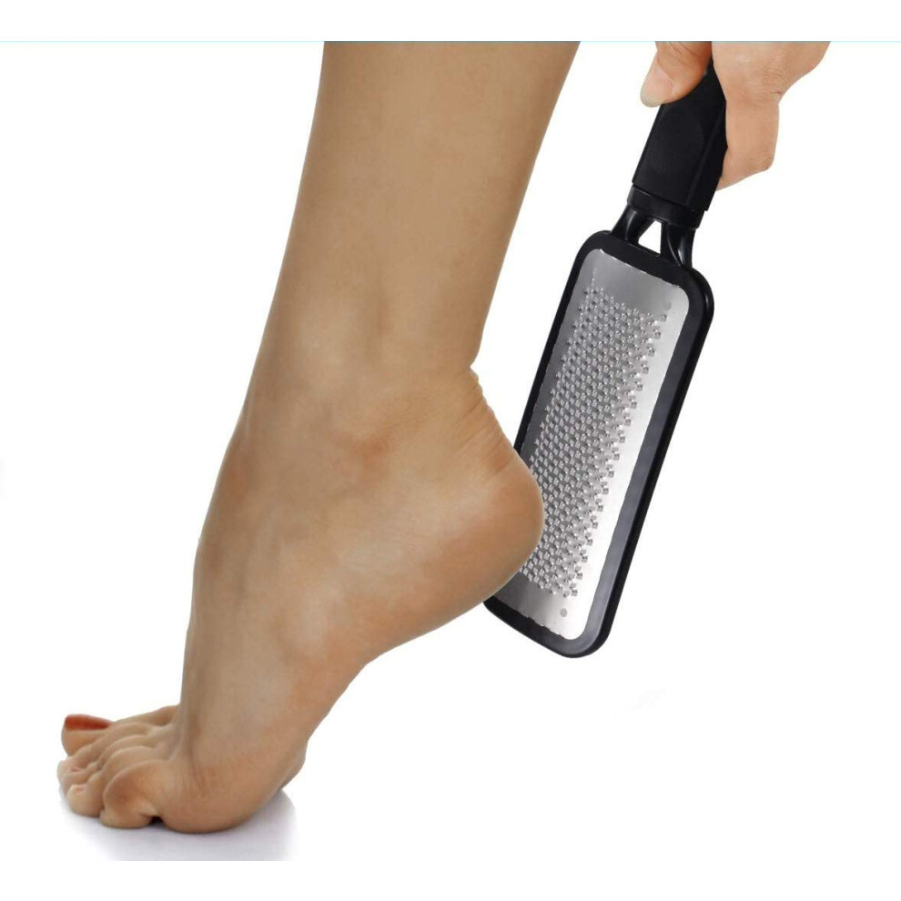 Foot File Pedicure Tool with Sharp Stainless Steel Surface for Callus and Dead Skin Removal