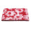1 nappe jetable 180x180cm, rouge à fleurs blanches - Convient aux tables carrées 2