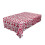 1 nappe jetable 180x180cm, rouge à fleurs blanches - Convient aux tables carrées 3