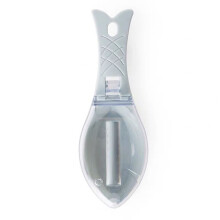 Descamador de pescado sin ensuciar. Herramienta descamadora de pescado de limpieza rápida. Cepillo para piel de pescado seguro. Cuchillas dentadas
