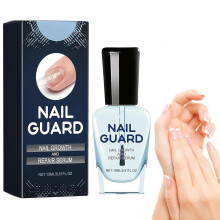 Nail Growth Serum and Strengthener for Brittle Nail , Thin Nail Treatment with Crystal Clear Finish
