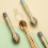 3pcs Stainless Steel Dinnerware Set Flatware Camping Travel Sets Chopsticks Fork Spoon Cutlery Case Tableware Black 7