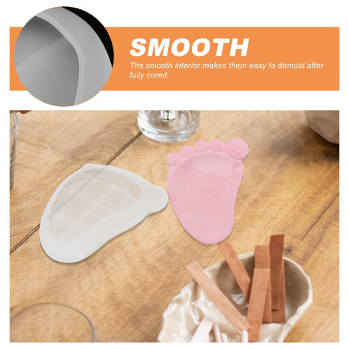 Witte silicagel epoxy mal, bakvorm/cake asbak 2